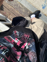 No.1295 never printing ringer half T (3color)