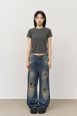 Hike Damage Denim
