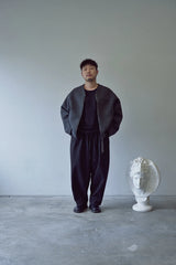 ピュアウール 90 ワイ ジップアップ ジャケット (Charcoal)