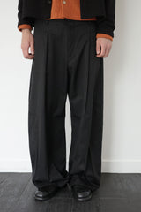 tailored wide slacks