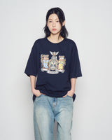 25FW NY HOMMAGE SHORT SLEEVE T-SHIRT DARK NAVY