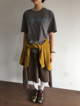  YWD LOGO T-SHIRTS_CHARCOAL