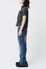 (W) Two Checked Shirt (2color)