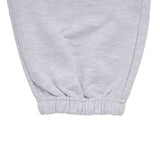 24FW ROUND SCRIPT BOUCLE LOGO PANTS GREY