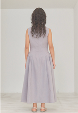 Old Money Dress Gray