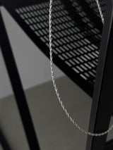 [925silver] Sparkle rope necklace