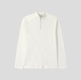 ジレオン ハーフジップ リブ ロングスリーブTシャツ