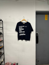Bonjuhai Letter Semi-Crop Basic Fit Short Sleeve T-shirt 5 Colors