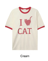 Lean Cat Ringer T-shirt