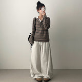Pearlo Stripe Dangara Cara Long Sleeve T-shirt