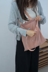 airy layered bag (pink) (リバーシブル)