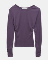 Soel Slim Fit Button-Sleeve Long Sleeve T-Shirt