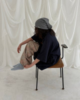 Wide Hole Button Beanie