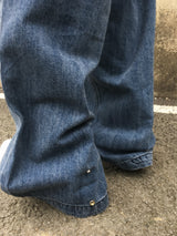 バーネット ダブルピンタックバルーンデニムパンツ 2C