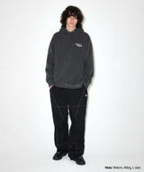 LOGO LIST PIGMENT HOODIE