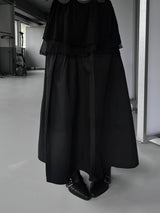 gather balloon long skirt (3color)
