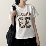 The On Vintage Number カモ半袖Tシャツ