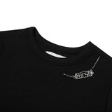 COLLECTION METAL POINT RIBBED T-SHIRT [BLACK]