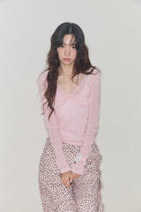 シェリーリボンベルベットトップ (PINK)