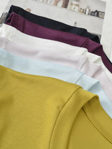 Aurelia Scoop Neck Slim T-Shirt