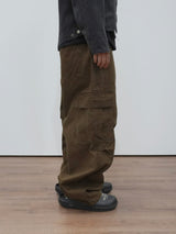 Military incision line cargo pants 4C