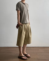 Ease Herringbone Bermuda Denim Pants