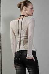 CORSET LACE TEE