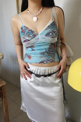BOHO WOOD BEADS STRING BELT (IVORY, BLACK 2COLORS!)
