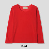 Noah Linen Boat Neck Long Sleeve Knit