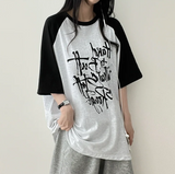 リミンボクシーフィットカラーラグラン半袖Tシャツ