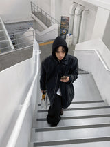No.0946 DT leather half COAT