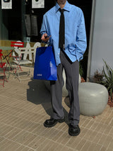 ASCLO Linen Box Fit Shirt (4color)