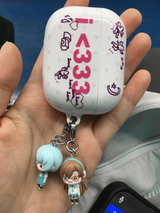 i <333 ラブ (ホワイト) エアポッズケース