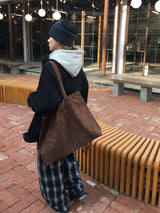 Muffin Suede Big Shopper Bag (3c)