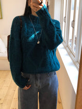 [MADE] MUHR ハイネックケーブルニット