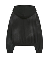 ws hood zip up (black)