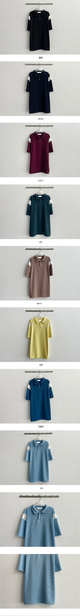 Foreva City オーバーサイズ フィットカラー ニットウェア 半袖 T シャツ