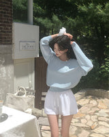 [MADE/夏ver.] Fluffy Basic Round Knitwear