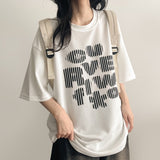 Curve Lettering Short Sleeve T-shirt