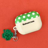 oab マッシュルーム Airpodsケース(green)