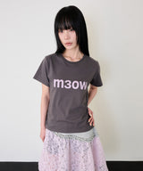 M3OW SLIM T SHIRT - CHARCOAL