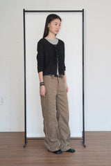 ステッチ2ボタンパンツ (Khaki/3size)