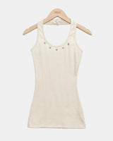 Lunef Halter Neck Sleeveless Top