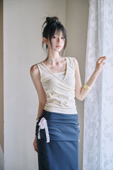 [MADE] Zanne Sailing Wrap Sleeveless Top