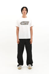  ROUX BASE SCHOOL EAT THE LAND CHECK TEE (GREEN)