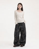 (W's) Petal Ribbed Knit