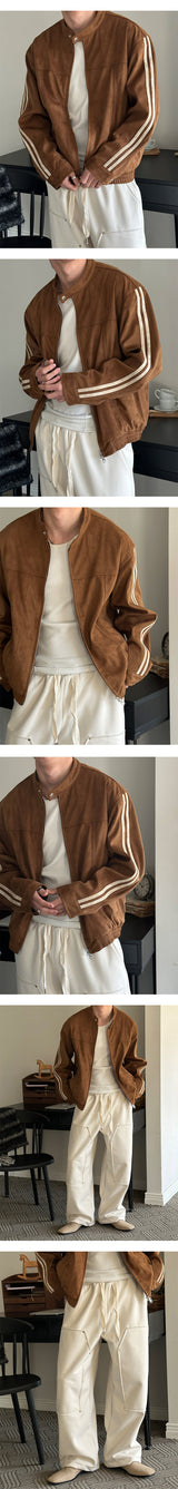 [F/W] Track suede jacket(4color)
