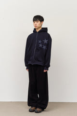 Galaxy Patch Zip Hoodie