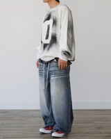 CROSS DEEP DENIM PANTS LB