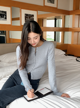 Daily Mood Slim Cable Knit Cardigan (5color)